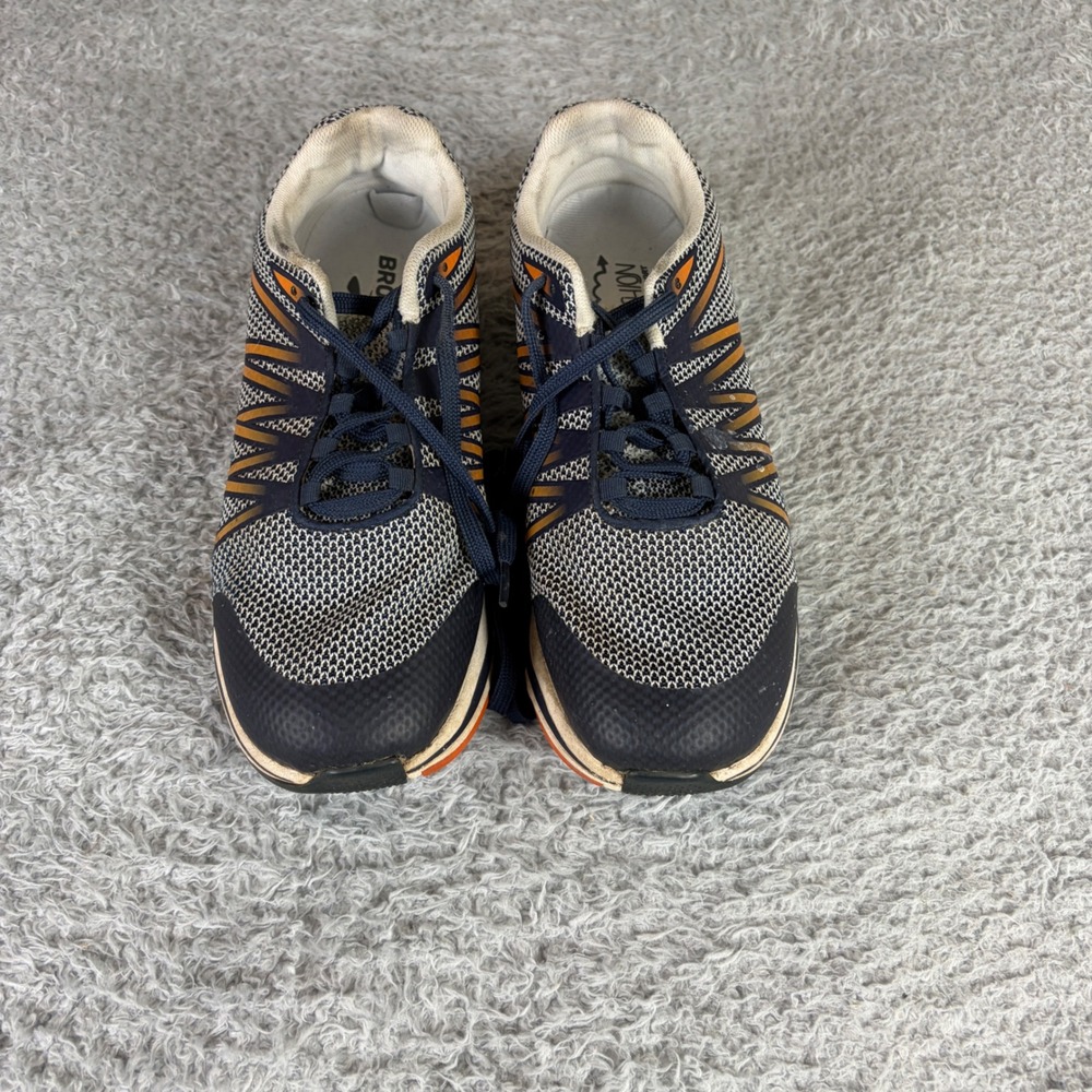 Drew Player Mens Navy Blue Orange Mesh Athletic Walking Shoes 40105-41 Size 10 W